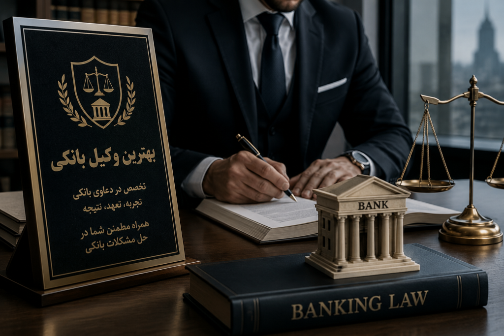 بهترین وکیل بانکی