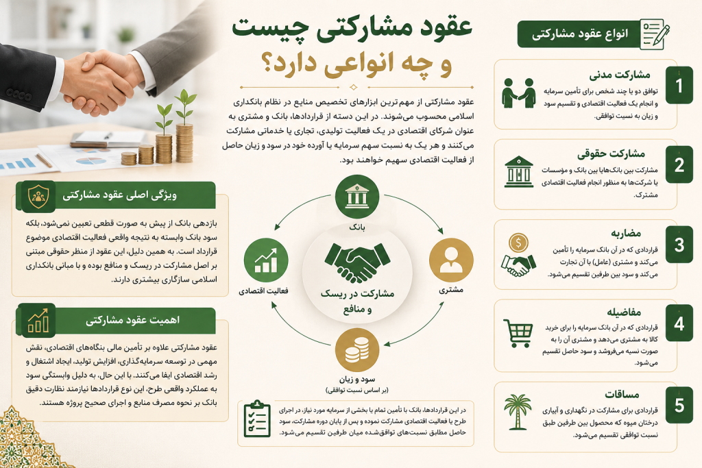 عقود مشارکتی چیست و چه انواعی دارد؟