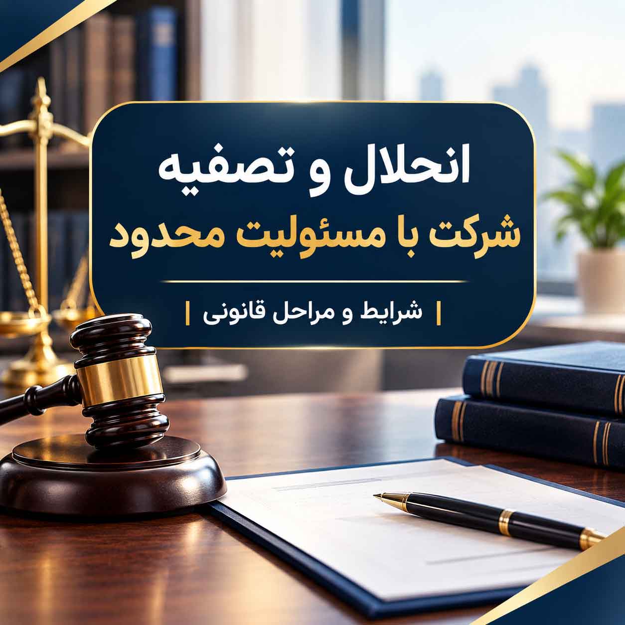 انحلال و تصفیه شرکت با مسئولیت محدود